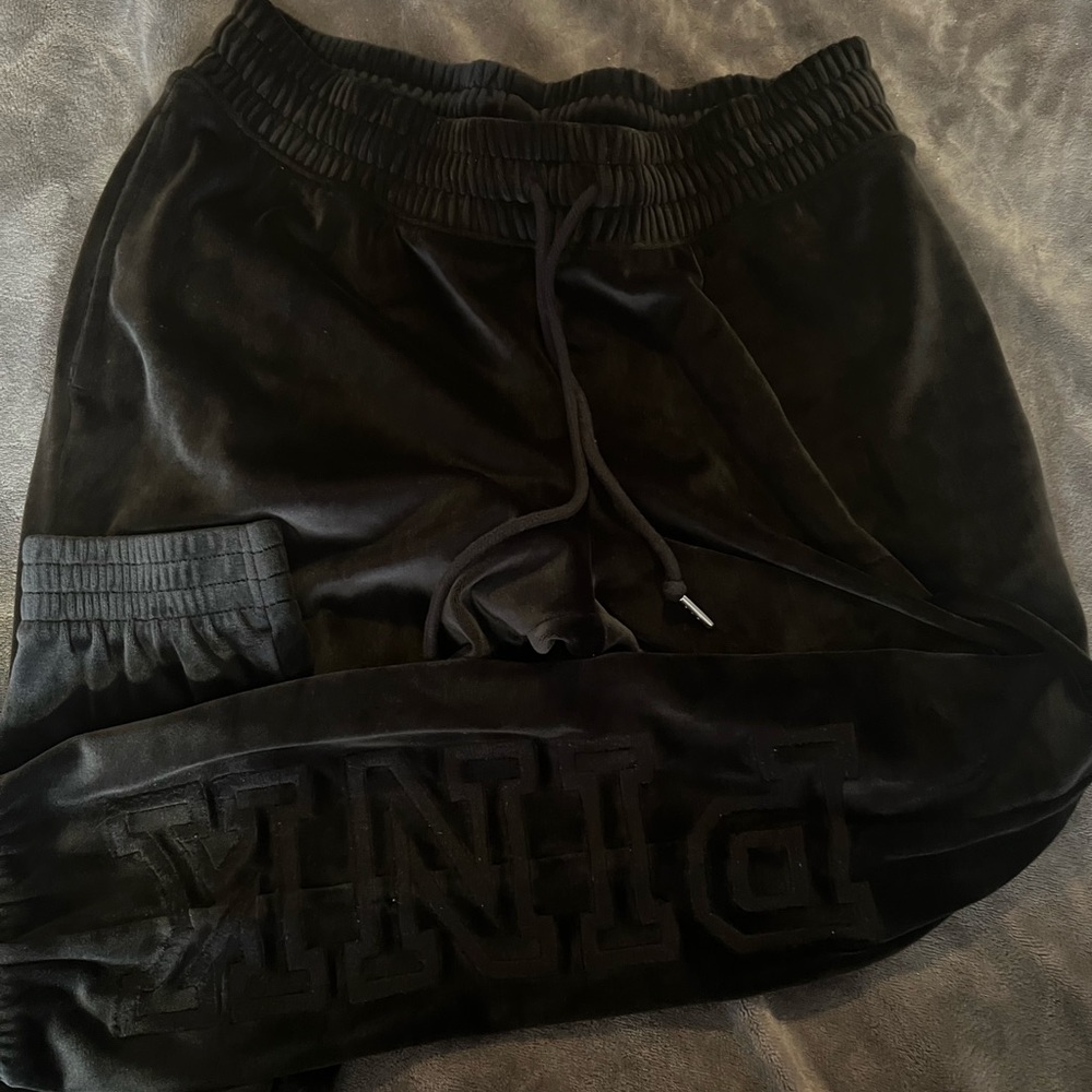 PINK ankle fleece joggers